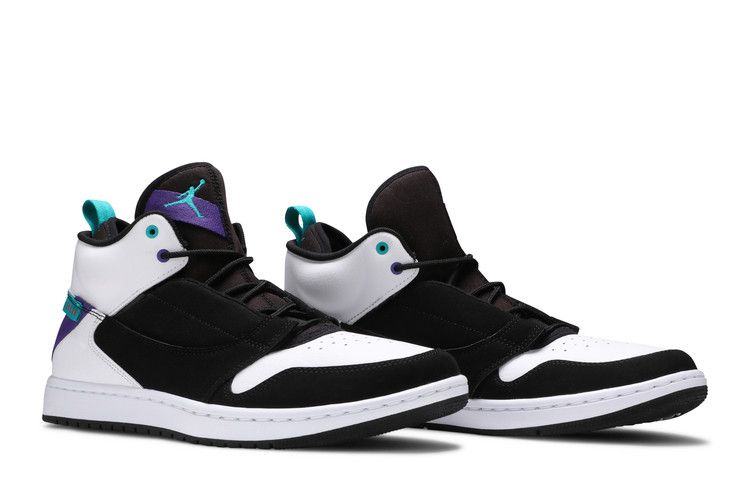 Air Jordan Fadeaway Black White Grape