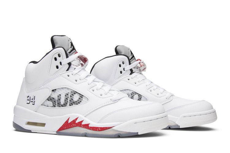 Air Jordan 5 Retro Supreme White