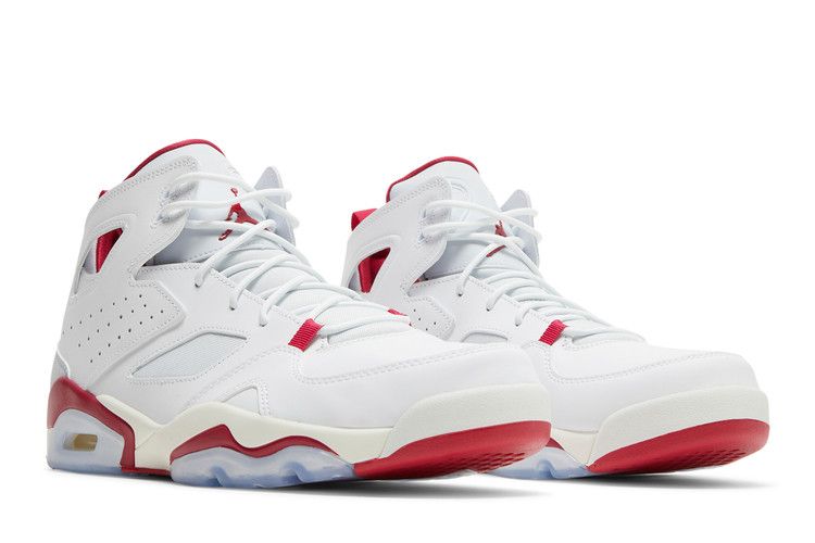 Air Jordan Flight Club 91 White Pure Platinum Sail Mystic Hibiscus