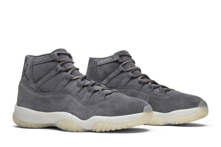 Air Jordan 11 Retro Pinnacle Grey Suede
