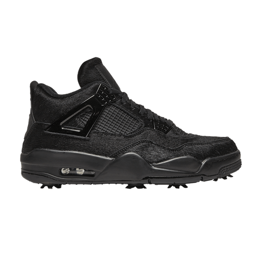 Air Jordan 4 Retro Golf Black Cat Pony Hair