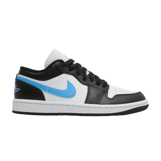 Air Jordan 1 Low Black University Blue White (Women's)