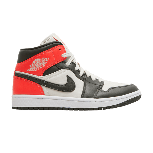 Air Jordan 1 Mid Newsprint Light Orewood Brown (Women's)