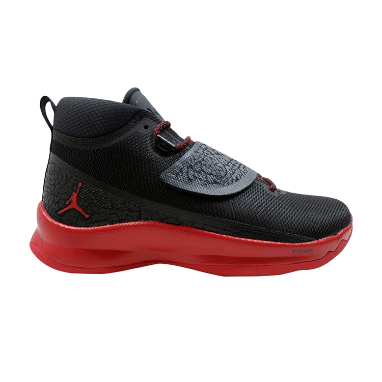 Air Jordan Super Fly 5 PO Black Gym Red