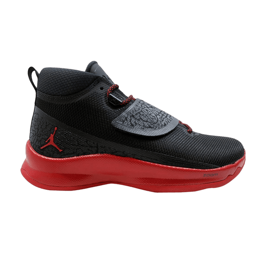 Air Jordan Super Fly 5 PO Black Gym Red