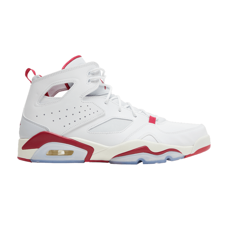 Air Jordan Flight Club 91 White Pure Platinum Sail Mystic Hibiscus