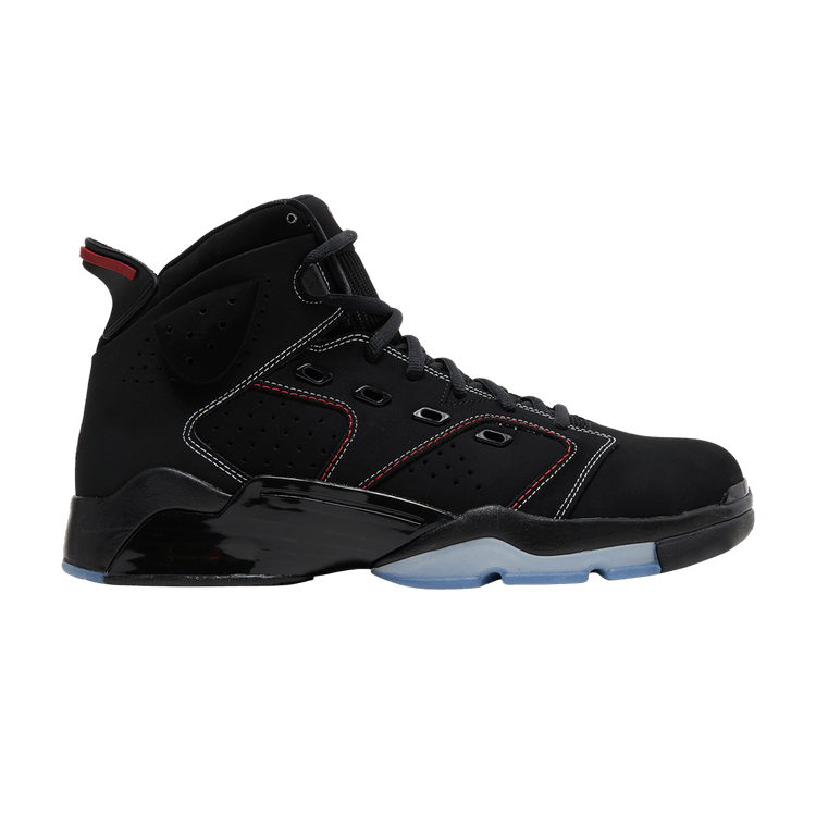 Air Jordan 6-17-23 Black White Red Contrast Stitching