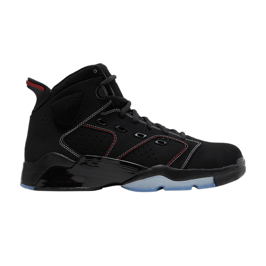 Air Jordan 6-17-23 Black White Red Contrast Stitching