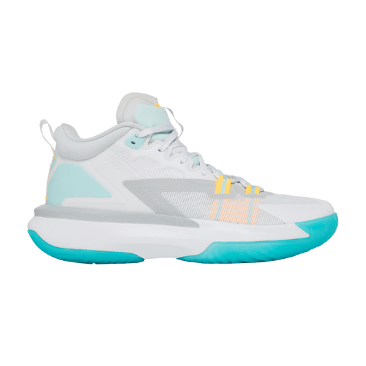 Air Jordan Zion 1 White Dynamic Turquoise