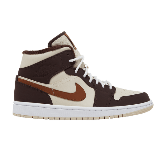 Air Jordan 1 Mid SE Brown Basalt Oatmeal (Women's)