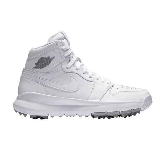 Air Jordan 1 Retro Golf Cleat White Metallic