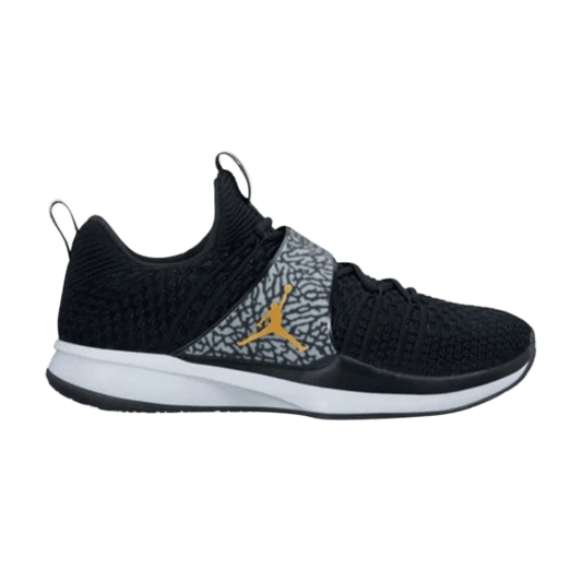 Air Jordan Trainer 2 Flyknit Black Metallic Gold