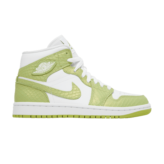 Air Jordan 1 Mid Green Python (Women's)