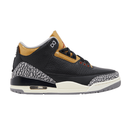 Air Jordan 3 Retro Black Cement Gold (Women's)