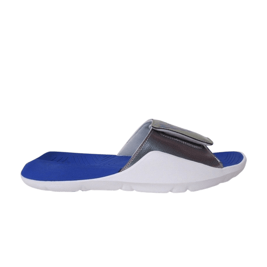 Air Jordan Hydro 7 Slide Wolf Grey Hyper Royal