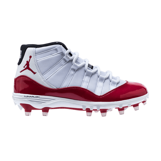 Air Jordan 11 Retro Cleat White Red