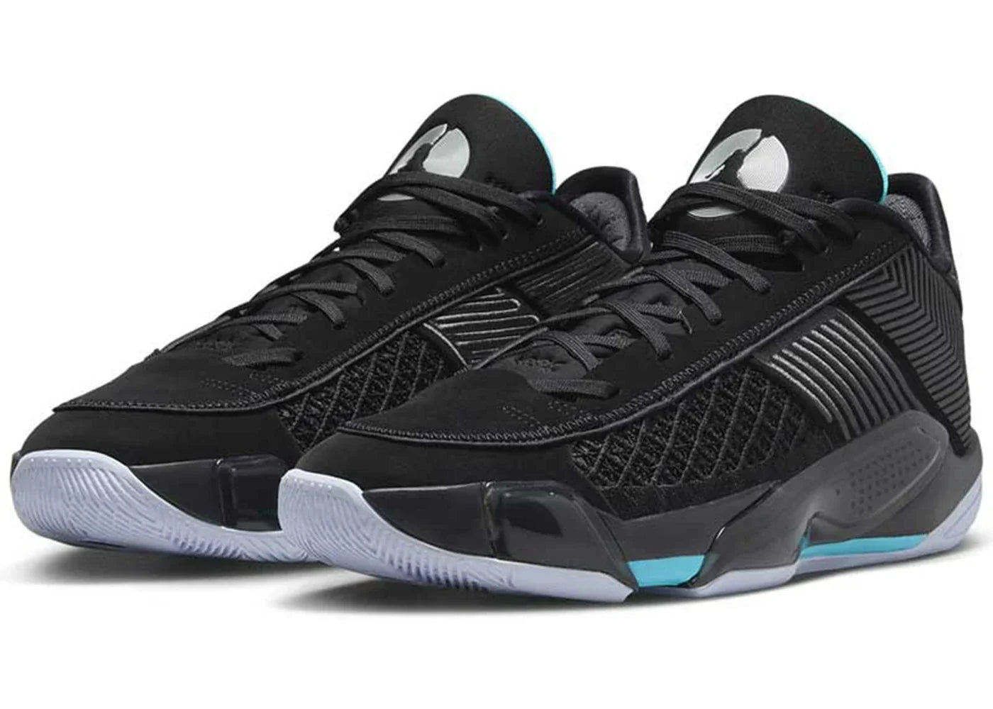 Air Jordan 38 Low PF Black Gamma Blue (Grey Sole)