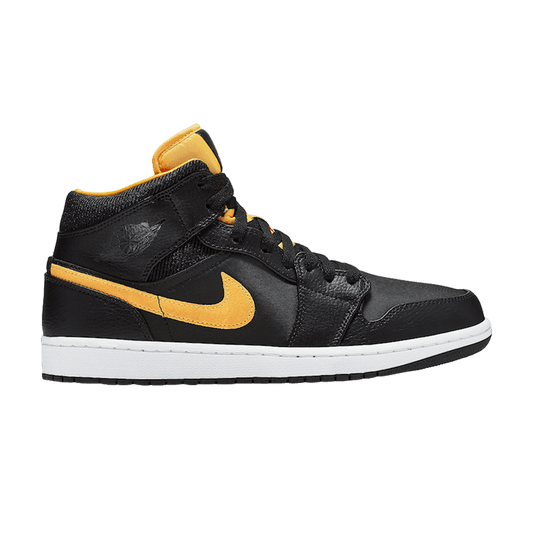 Air Jordan 1 Mid Black University Gold