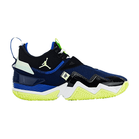 Air Jordan Westbrook One Take Black Barely Volt Hyper Royal Blue