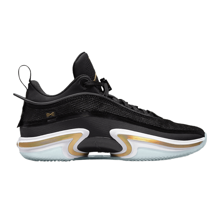 Air Jordan 36 Low Black Gold (Clear Sole)