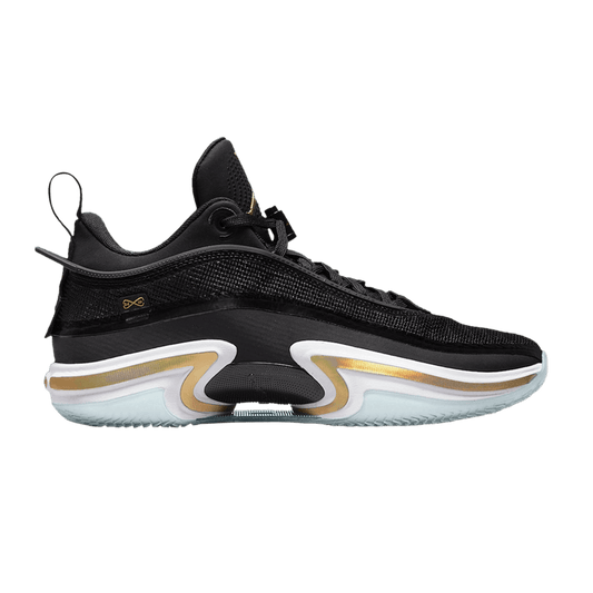 Air Jordan 36 Low Black Gold (Clear Sole)