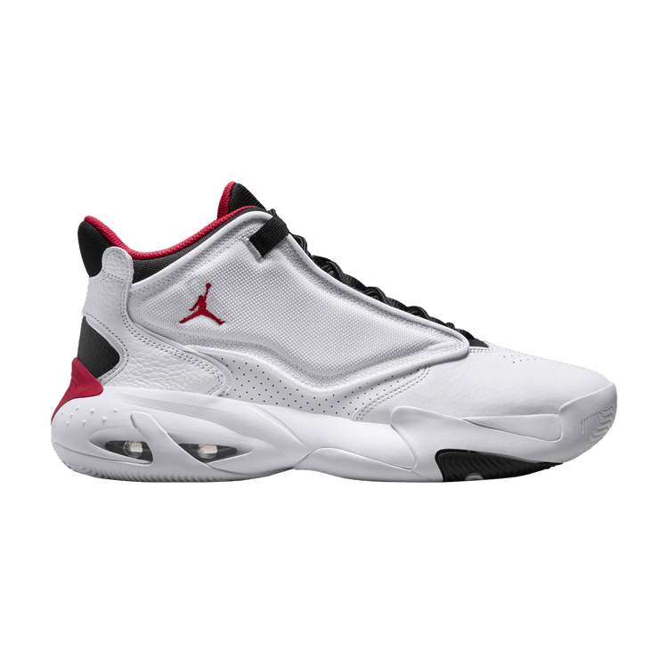 Air Jordan Max Aura 4 White Black University Red