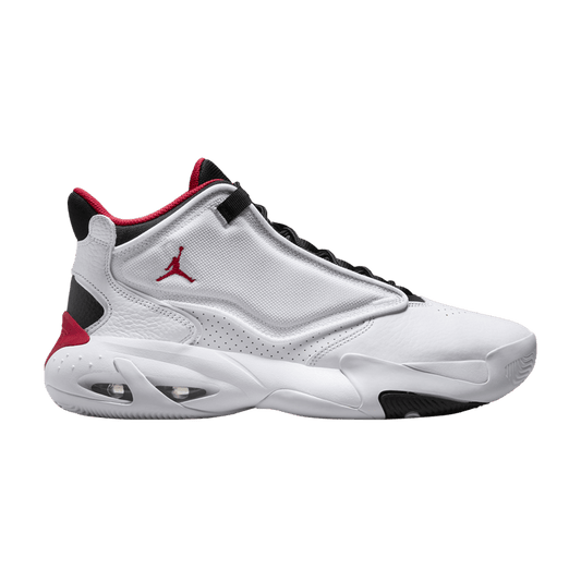 Air Jordan Max Aura 4 White Black University Red