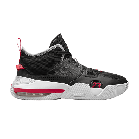 Air Jordan Stay Loyal 2 Black University Red Wolf Grey White