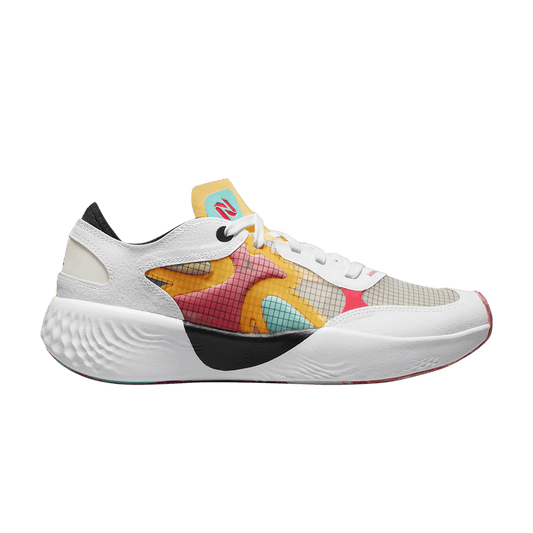 Air Jordan Delta 3 Nitro Low Luka Doncic White Black Dynamic Turquoise
