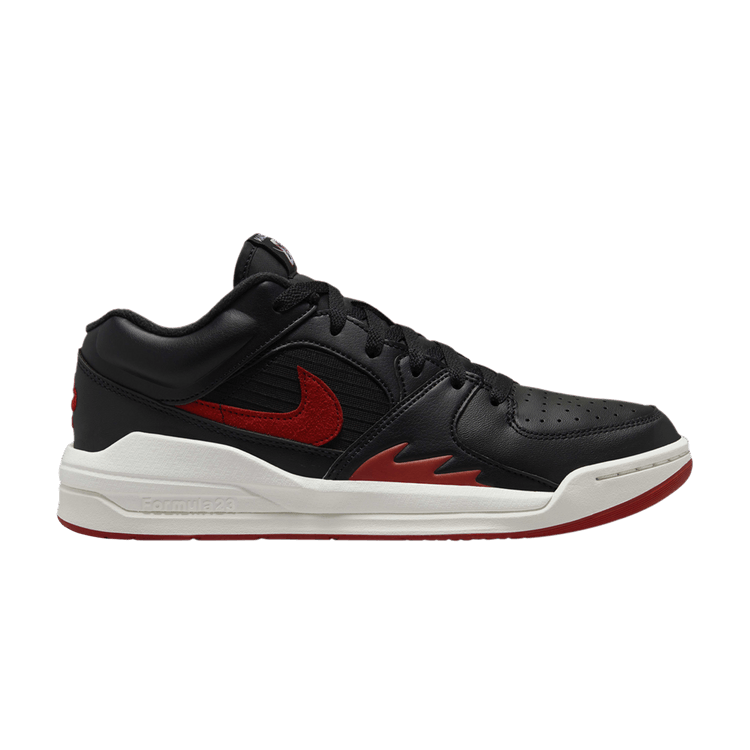 Air Jordan Stadium 90 Black White Sail Gym Red (Women's)