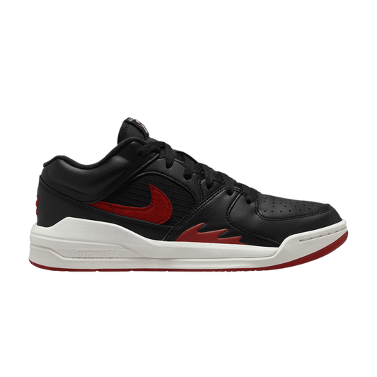 Air Jordan Stadium 90 Black White Sail Gym Red (Women's)