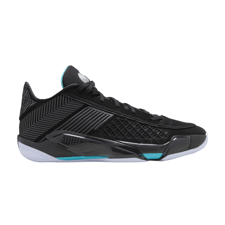 Air Jordan 38 Low PF Black Gamma Blue (Grey Sole)