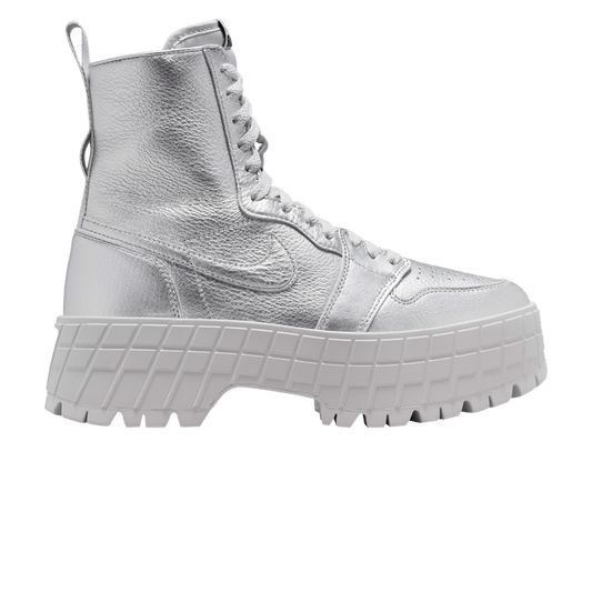 Air Jordan 1 Brooklyn Metallic Silver Neutral Grey (Women's)