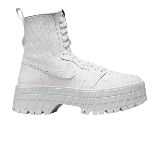 Air Jordan 1 High Brooklyn Triple White (Women's)