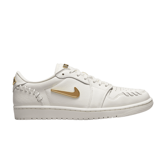 Air Jordan 1 Low Method of Make Sail Metallic Gold (Women's)