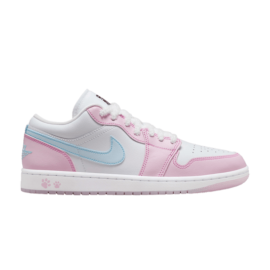 Air Jordan 1 Low SE Paw Print Pink Foam (Women's)