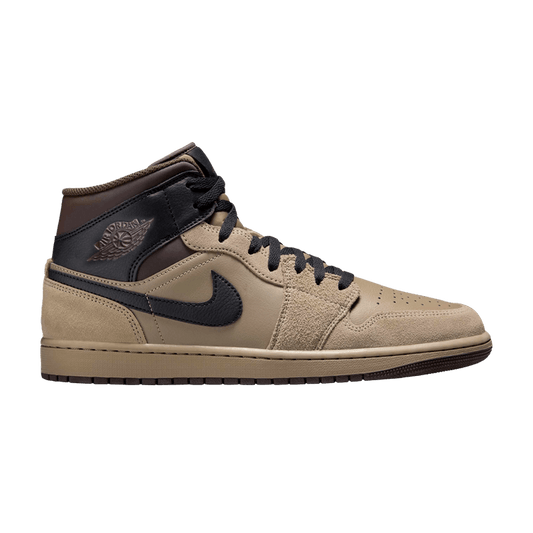 Air Jordan 1 Mid Khaki Baroque Brown