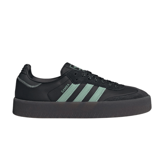 adidas Sambae Core Black Haze Green (Women's)