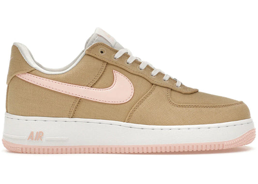 Nike Air Force 1 Low Linen Canvas Sneakers