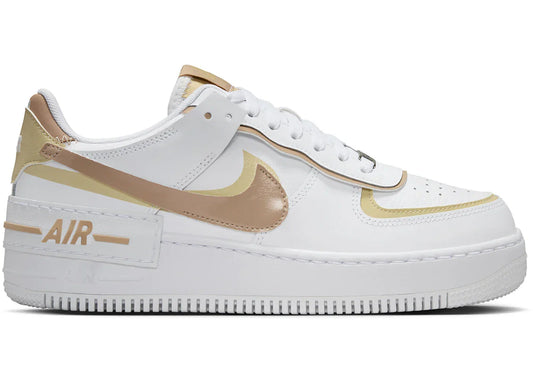 Nike Air Force 1 Low Shadow White Team Gold Rattan (Women's) Sneakers