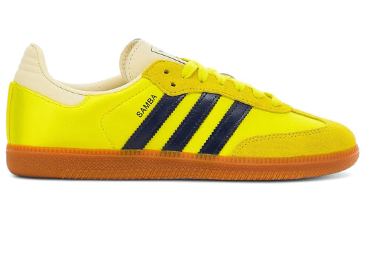 adidas Samba OG Shock Yellow Night Indigo (Women's)