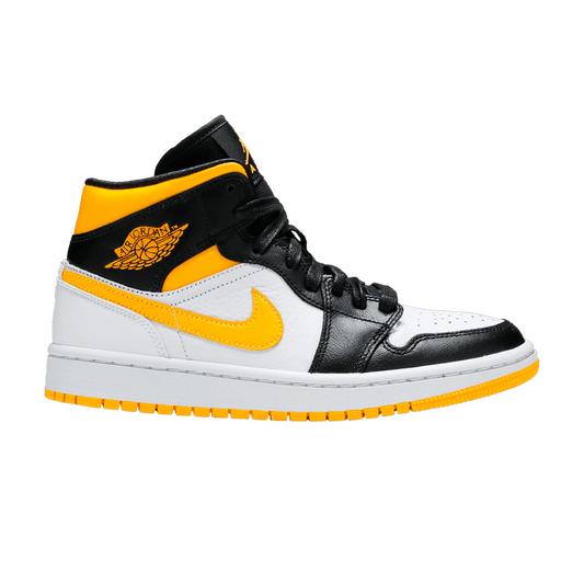 Air Jordan 1 Mid Laser Orange Black (Women's)